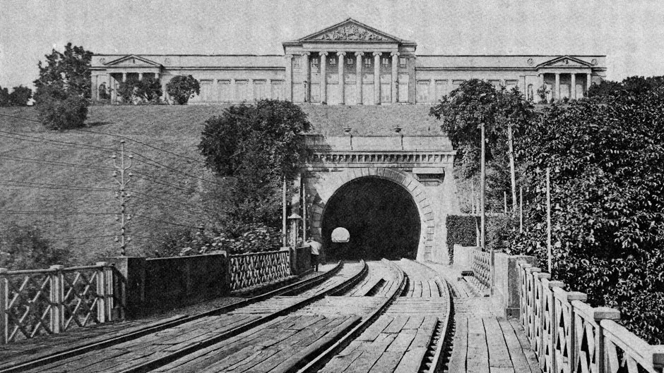 Historischer Rosensteintunnel